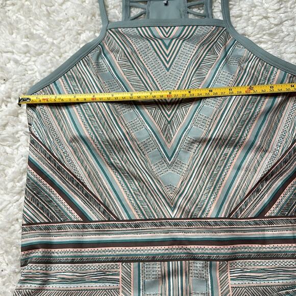 Prana Women's Dresses Prana Ardor Dress Aqua Halter Built in Bra ZZ25 - Picture 5 of 9